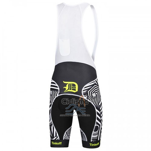 Tinkoff Ropa Ciclismo Culotte Corto 2016 Mangas Cortas Gris